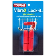 Tourna Vibrex Lock On vibration dampeners red - 2 pieces